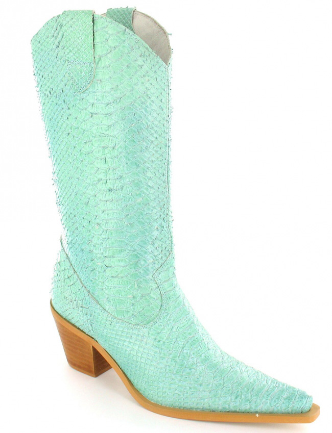 tiffany blue cowboy boots